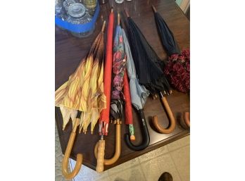 Lot Of 7 Vintage Umbrellas