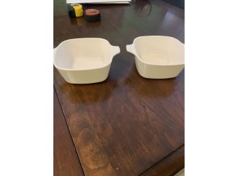 Pair Of Corning Ware Bowls P-43-b 700 Ml