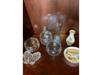 Misc Glassware Lot 9 Items