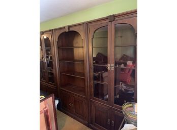 Large 3 Piece Bookcase/ Display Cabinets By With Lights!