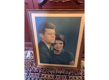 John And Jackie Kennedy Print By Karsh Of Ottowa