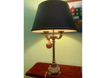 Candelabra Style Lamp With Shade