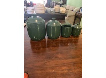 Lot Of 4 Kitchen Canisters