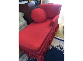 Cute Red Chaise Lounge Excellent Condition