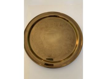 Brass Serving Tray 14