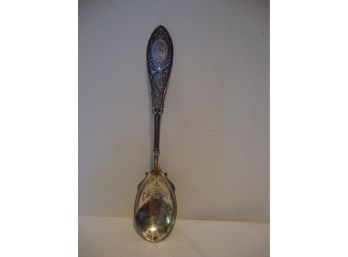 Sterling Engraved Serving Spoon 30 Grams