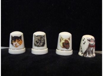 4 Cat Thimbles