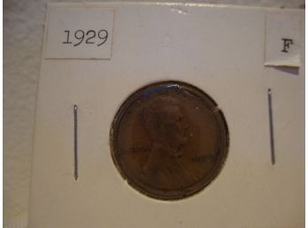 1929 Wheat Penny F