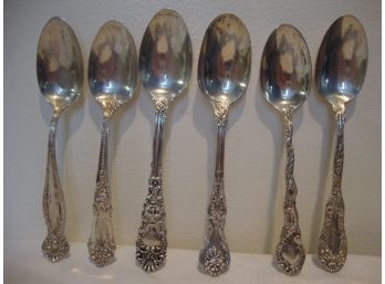 6 Sterling Decorative Spoon 165 Grams