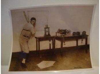 Photo Of Babe Ruth On Kodak Paper