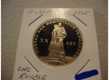 1965 Russia Ruble Proof