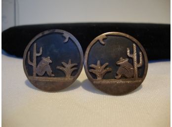 Sterling Cufflinks Signed J.s.