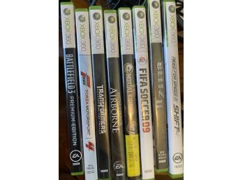 Six Xbox 360 Games