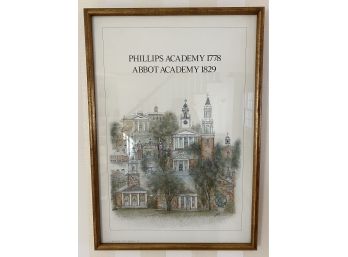 Van Alstyne Commemorative Phillips Academy Print