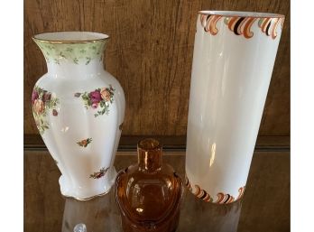 Three Piece Vase Lot