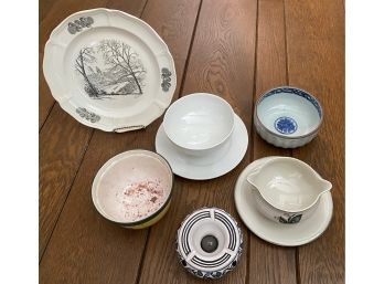 Six Pieces Of Decorative Porcelain