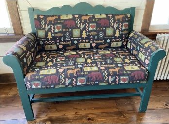 Whimsical Country Settee