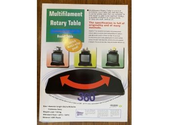 New In The Box Multifilament Rotary Table