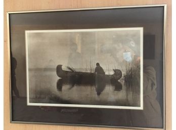 Framed Canoe Print