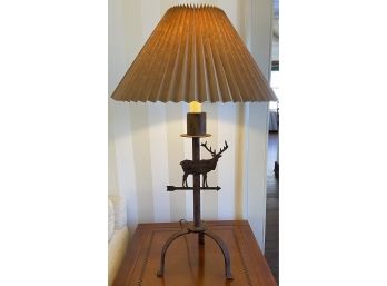 Single Iron Lamp With Moose Directional