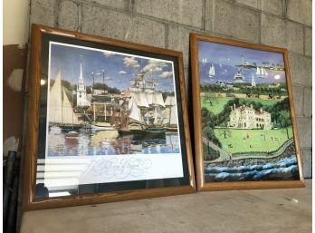 Two Framed Prints From Kaye's Art Supply