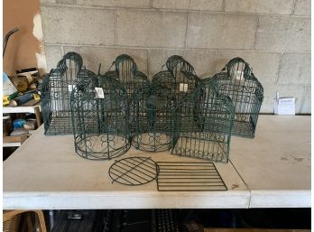 Large Group Of Decorative Bird Cages