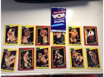 WCW Wrestling 12 Pack Of Cards