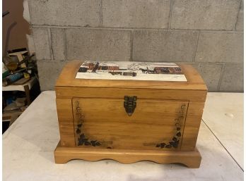 M. Kramer '95 Painted Christmas Chest