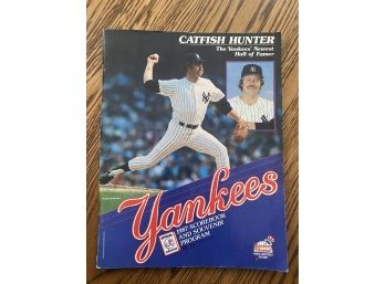 New York Yankees 1987 Scorebook And Souvenir Program