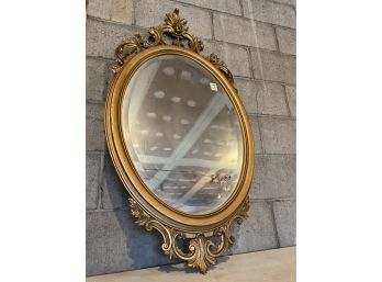 Ornate Wooden Gold Mirror (Made In Italy)