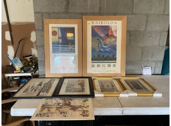 Set Of Miscellaneous Art Prints