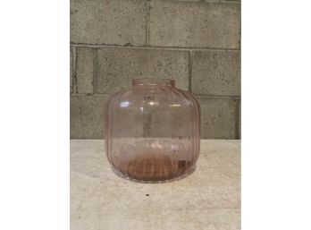 Pink Depression Glass Vase