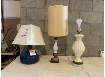 Group Of Decorative Lamps Lot 2