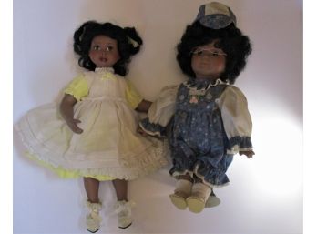 Lot Of 2 Black Dolls