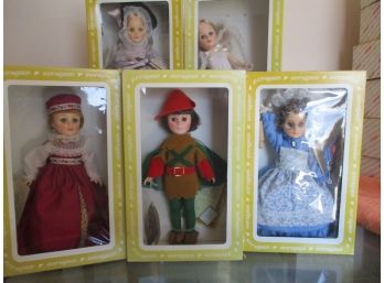 Lot Of 5 Effenbee Collectible Dolls