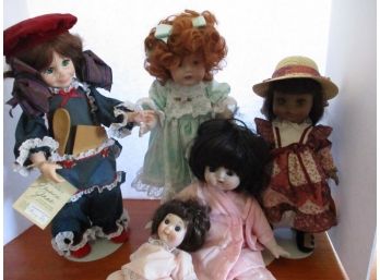 Mixed Lot Of 5 Dolls