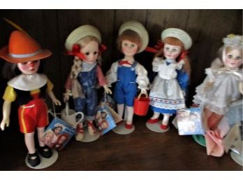 Lot Of 6 Effenbee Dolls