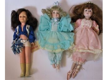 Lot Of 3 Dolls