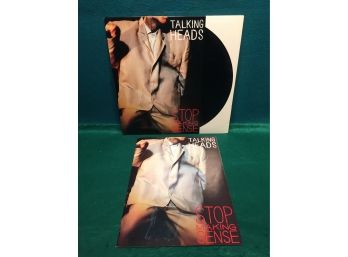 Talking Heads. Stop Making Sense. Vinyl Is Near Mint. Jacket Is Very Good With Corner Bumps. W/ Color Booklet