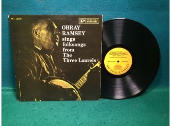 Obray Ramsey Sings Folksongs From Three Laurels On Prestige International Records Mono.