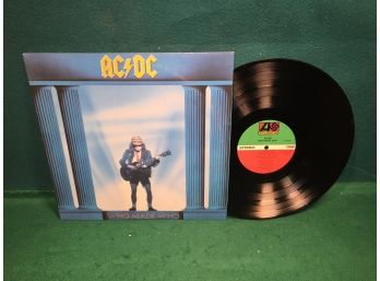 AC/DC. Who Made Who On Atlantic Records Stereo. Vinyl Is Near Mint. Jacket Is Very Good Plus.