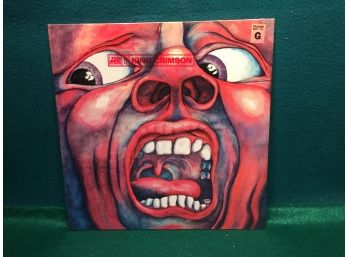 King Crimson. In The Court Of The Crimson King On Atlantic Records. Beautiful Sealed And Mint Sticker On Front