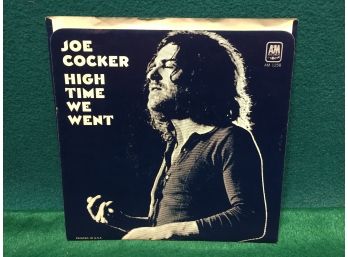 Joe Cocker. Black Eyed Peas/High Time We Went. Vintage 45 Rpm Record With Picture Sleeve. Record Is Near Mint.