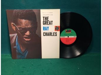 Ray Charles. The Great Ray Charles On Atlantic Records Stereo Vinyl Is Very Good Minus. Jacket Is VG Plus Plus