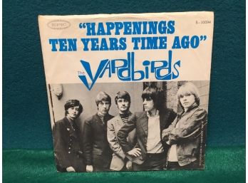 Yardbirds. Happenings Ten Years Time Ago/The Nazz Are Blue. Vintage 45rpm Record And Picture Sleeve.