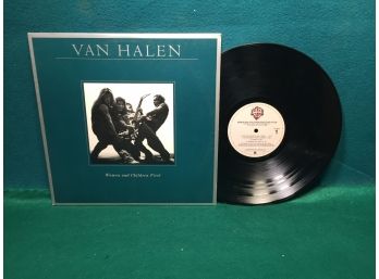 Van Halen. Women And Children First On Warner Bros. Records Stereo. Viny Is Very Good Minus. Jacket Is VG Plus