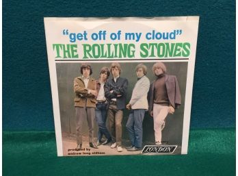 The Rolling Stones. Get Off Of My Cloud/I'm Free. Vintage 45 Rpm Record And Picture Sleeve. Record Is Good.