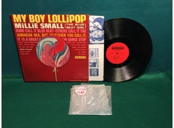 Millie Small. (The Blue Beat Girl). My Boy Lollipop On Smash Records Mono. Vinyl Is Very Good. Jacket Is VGPP.