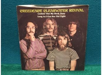 Creedence Clearwater Revival. Lookin' Out My Back Door/Long As I Can See The Light. Near Mint Record.