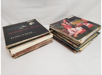 Forty Two Vintage Vinyl Records - Many Big Band & Philharmonics, Barry Manilow, Dean Martin, Patti Page & More